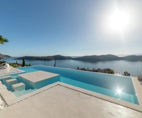 Wonderful two story luxury villa for sale in Elounda