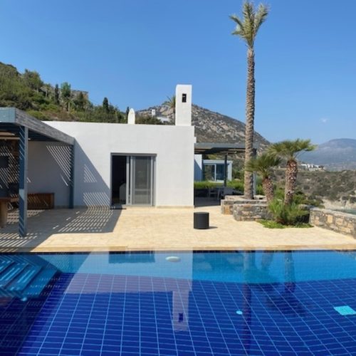 Three bedroom seafront furnished villa for sale in Eastern Crete
