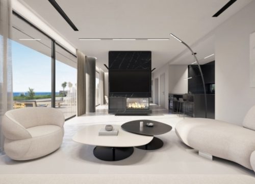 Luxury 5 bed villa under construction for sale in Chersonissos of Heraklion