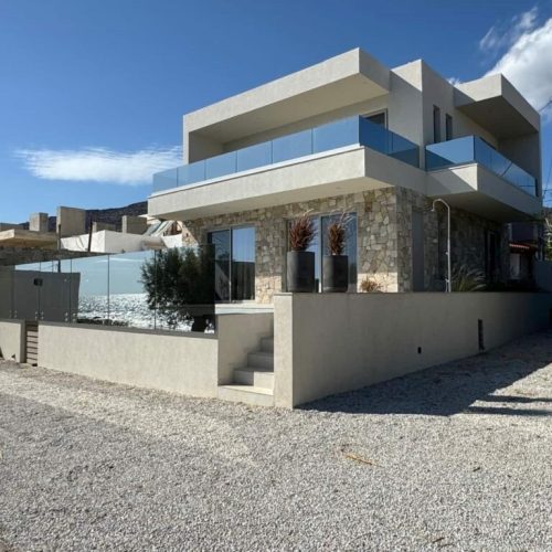 For sale a beautiful sea front maisonette located in the southeast Crete