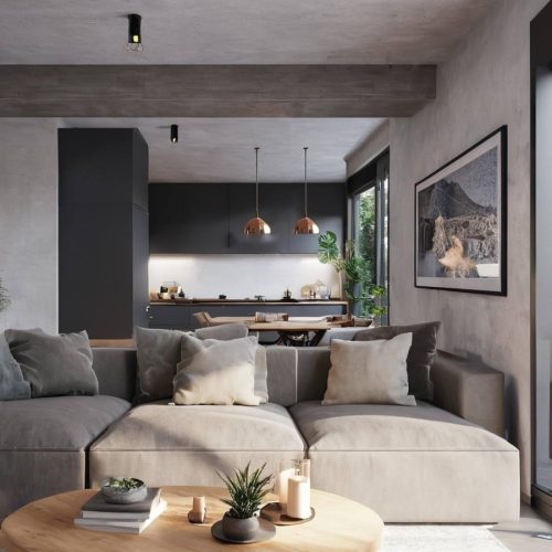 An 84 m² apartment under construction is available for sale in the cosmopolitan town of Agios Nikolaos, Crete